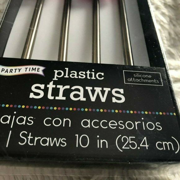 Bachelorette 10" Reusable Party Time Straws Set‎ - Picture 6 of 8